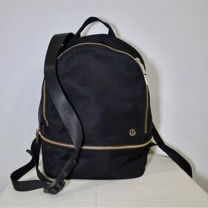 Lululemon Athletica Black and Gold City Adventurer Backpack (11L)